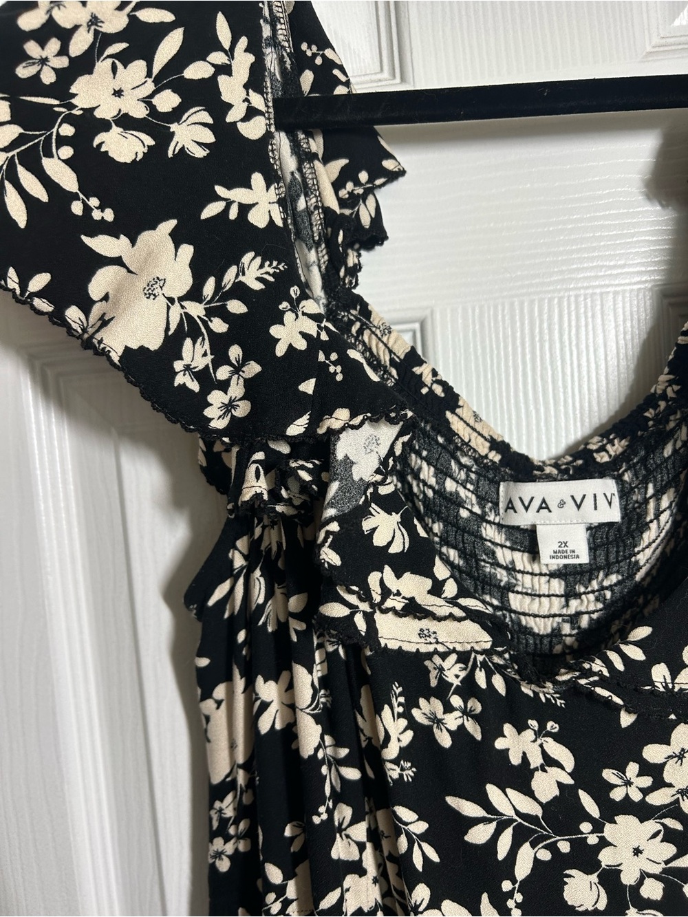 Ava & Viv Floral Maxi Dress – Size 2X - Picture 3 of 10